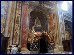 The tomb of Alexander VII, St Peter's Basilica.