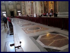 Tomb of a pope, St Peter's Basilica.