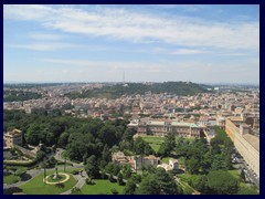 Views of the Vatican Gardens from St Peter's Basilica, Vatican City 026