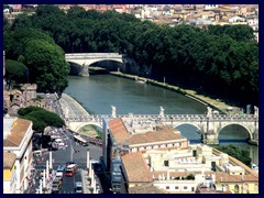 Views of the Tiber from St Peter's Basilica, Vatican City 039