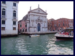 Canal Grande - Vaporette boat tour 40 - San Stae Church