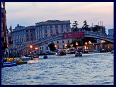 Canal Grande - Vaporette boat tour 43 - Ponte degli Scalzi