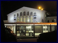 Vilnius Airport, arriving in the late evening. This is the old terminal.