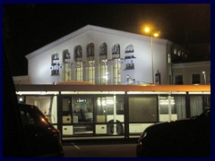 Vilnius Airport, arriving in the late evening. This is the old terminal.