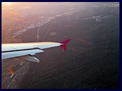 Forests around Vilnius from above seen after take off from the airport.