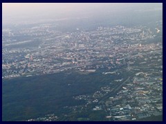 Vilnius from above seen after take off from the airport.