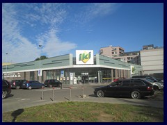 Iki supermarket was recently built right across our apartment in Naujamiestis (New Town), a great advantage.