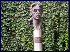 Frank Zappa statue, Naujamiestis (New Town), on the former spot of a Lenin statue.