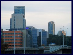 This CBD just opposite Zverynas from Neris River forms a small skyline. The CBD in Snipiskes opposite the Old Town is much larger though.