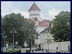 Maironiogatve towards Holy Mother of God Orthodox Church