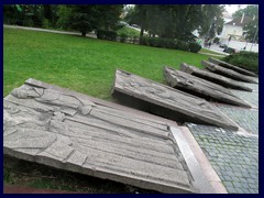 Memorial at A. Mickevičiaus square.