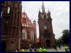 Marathon in front of St Anne's Church/Bernardine Church at Maironio street.