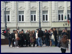 Tourists at Cathedral Square 