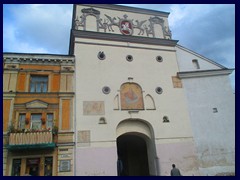 Gate of Dawn, southern facade. This is the side where you enter the Old Town.