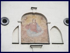 Gate of Dawn, southern facade. This is the side where you enter the Old Town.