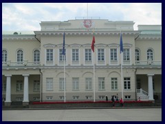 The Presidential Palace is situated in the Old Town, next to the University.