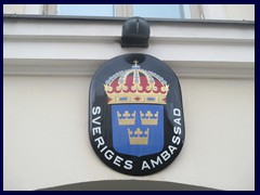 The Swedish Embassy, Town Hall Square.