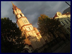 St Nicholas Orthodox Church, Town Hall Square. Rebuilt in 1748 as gothic, later gothic and now byzantine style.