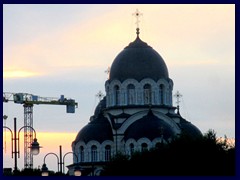 Our Lady of the Sign Russian-orthodox church, Zverynas. Built in 1903 Situated across the Neris river from Gedinomo Avenue.