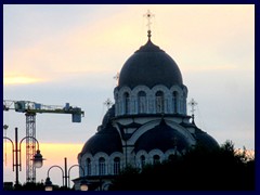 Our Lady of the Sign Russian-orthodox church, Zverynas. Built in 1903 Situated across the Neris river from Gedinomo Avenue.