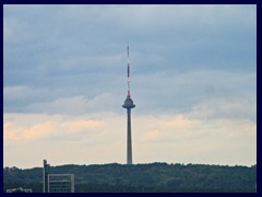 Views from Gediminas Tower: Vilnius TV Tower (326m)