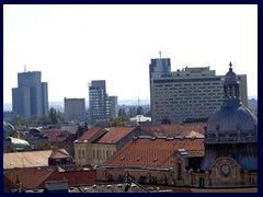 Views from Lotrščak Tower 08 - Zagrebcanka, Cibona, Westin