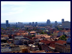 Views from Lotrščak Tower 17 - Skyline of Lower Town